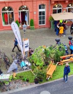 Kreativität erblüht: PARK(ing) Day Mainz 2023 (Foto: Foto: ParkingDay Mainz - Nathalie Zimmermann)