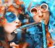 Schützen Sie Ihre Haut beim Karneval vor Lippenherpes (Foto: AdobeStock - karepa 315377467)